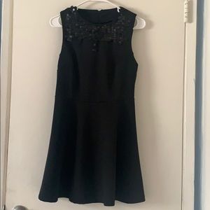 Black mini dress